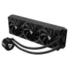 Šķidruma dzesēšanas komplekts SAVIO NOX 360 mm (3×120 mm ventilatori, vara pamatne, alumīnija radiators) Melns, 600–1800 RPM