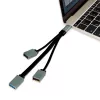 USB-C 3.1 3-portu centrmezgls