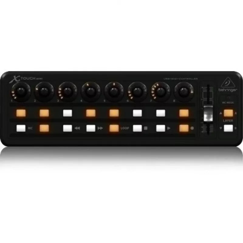 MIDI tastatūra USB Behringer X-TOUCH MINI Vadības veids Pogas Rotējošā poga Slīdnis