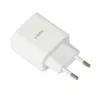 Iekštelpu USB Type-C ātrais lādētājs IBOX C-37, 20 W, USB‑C PD 3.0, 3 A izeja, balts