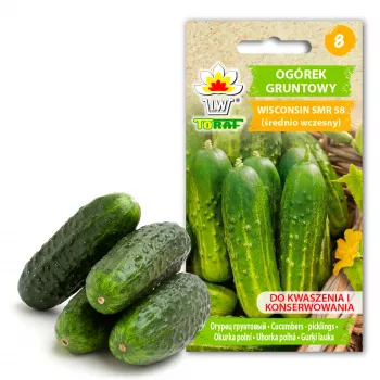 Wisconsin Cucumber SMR 58 Toraf dārzeņu sēklas, 5g iepakojums