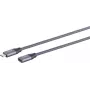 USB kabelis S/CONN 13-46020 USB 3.2 Gen 2x2 1 m USB C melns