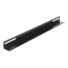 Montāžas kronšteins DeLOCK 19 collu 450x40mm 2 gabali Melns Metāls
