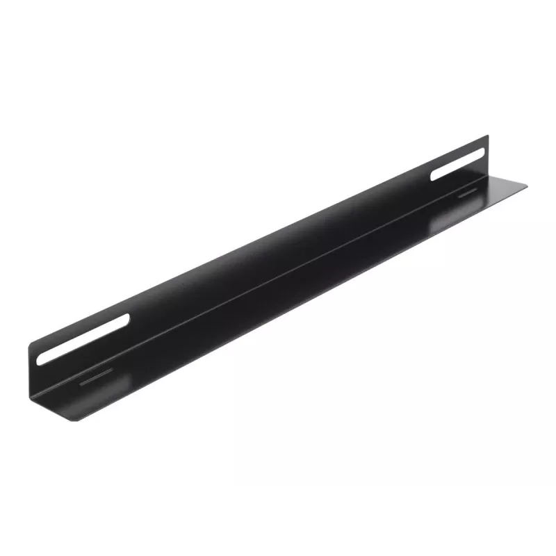 Montāžas kronšteins DeLOCK 19 collu 450x40mm 2 gabali Melns Metāls