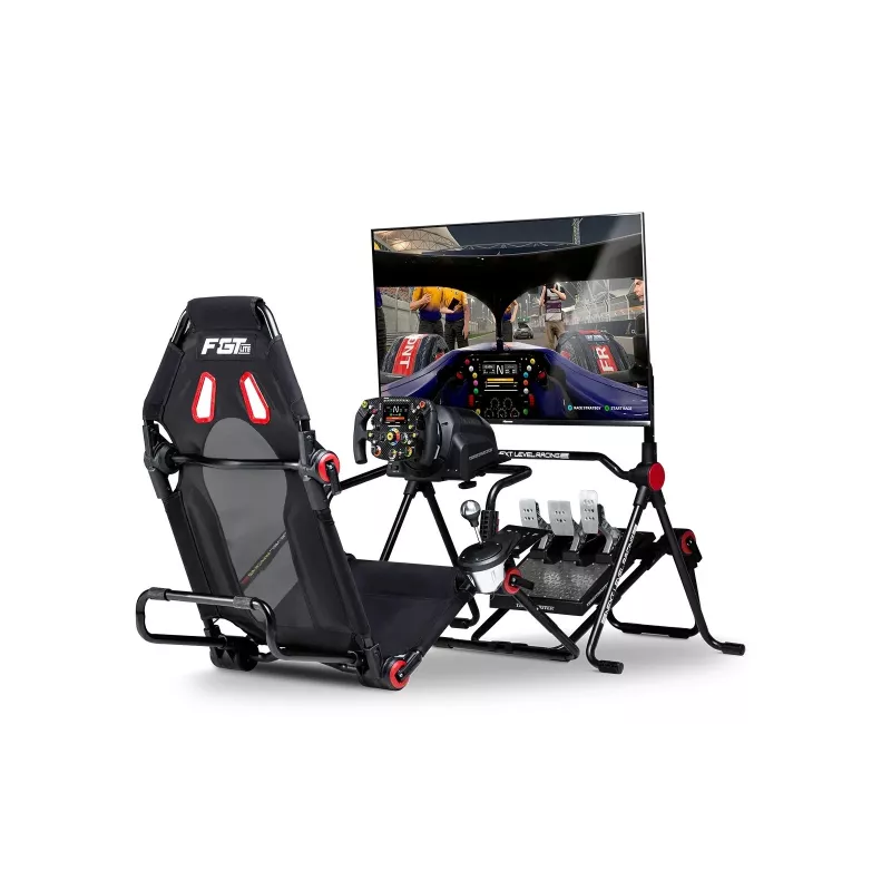 Grīdas statīvs Next Level Racing NLR-A020 — regulējams augstumā, ar noliecamo stiprinājumu sim sacīkšu stūrei un perifērijai