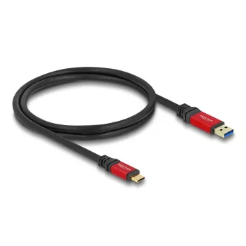 USB kabelis DeLOCK 80617 1 m USB Type-A uz Type-C 10 Gbps