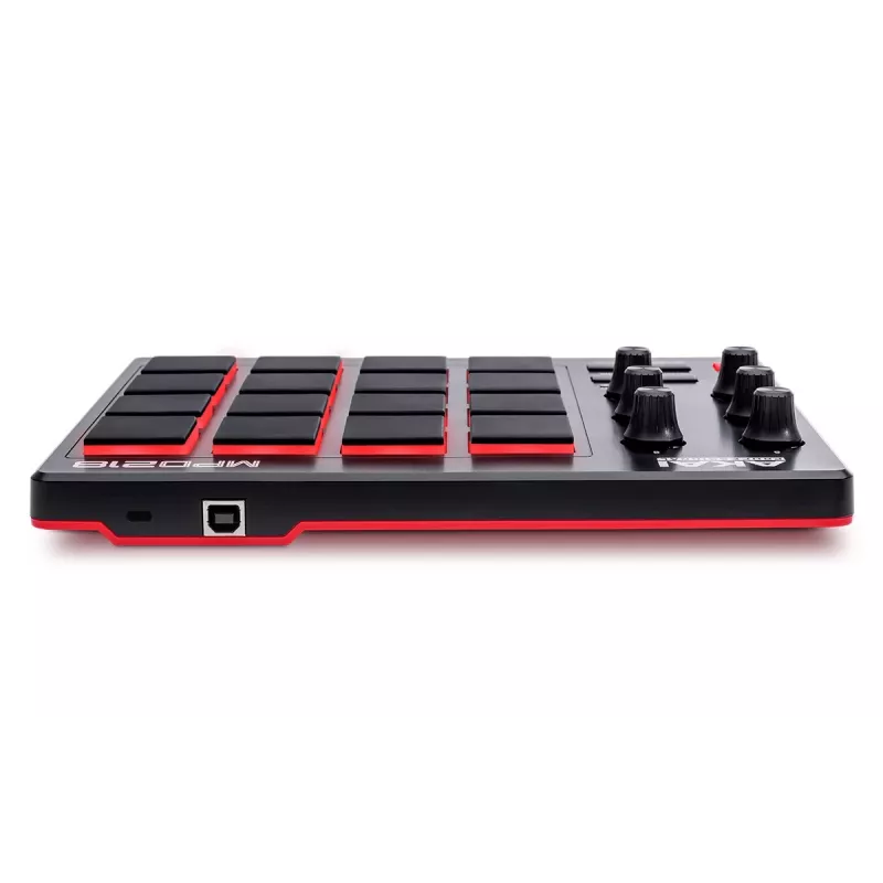 Audio mikseris Akai MPD218 melns 16 spilventiņu USB MIDI kontrolieris