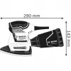 Bosch GSS 160 Multi daudzfunkcionālā slīpmašīna 24000 RPM Daudzkrāsains