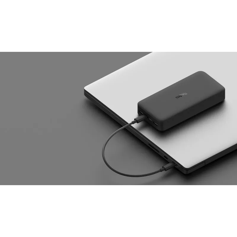 Xiaomi Mi 20000mAh Redmi Power Bank: 2 USB-A porti, ātra uzlāde divām ierīcēm vienlaikus, divi Micro-USB/USB-C ievades porti, pārnēsājams lādētājs mobilajām ierīcēm