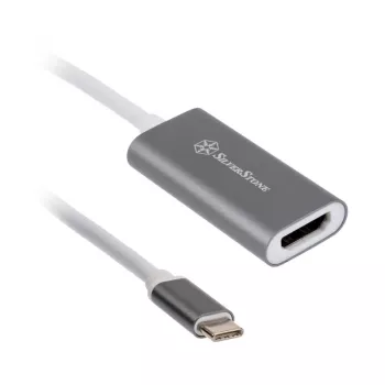 Adapter SILVERSTONE USB 3.1 Type-C to HDMI 2.0b SST-EP07C-E, video izejas adapteris