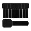 LABEL THE CABLE PRO Sienas Velcro Kabeļu Turētāju Komplekts 50 gab. - melns