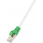 LogiLink - komutācijas kabelis - RJ-45 (V) uz RJ-45 (V) - 2 m - SFTP, PiMF - CAT 6 - bez halogēna - pelēks