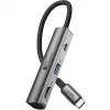 USB Type-C centrmezgls Alcasa HUB-C002A 5000 Mbit/s HDMI USB 3.0