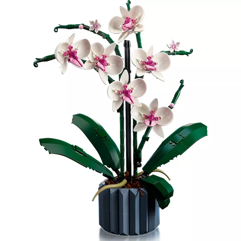 LEGO 10311 Icons Orchid Mākslīgā auga būvēšanas komplekts ar ziediem, mājas dekora aksesuārs pieaugušajiem, Botāniskā kolekcija, dāvana sievai vai vīram
