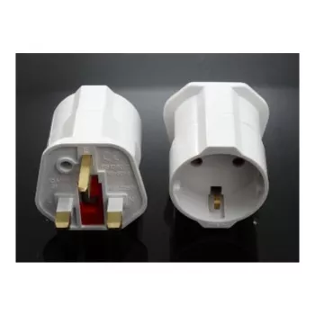 Synergy 21 LED adaptera barošanas bloks UK-D 3 kontaktu uz zemējuma kontaktu