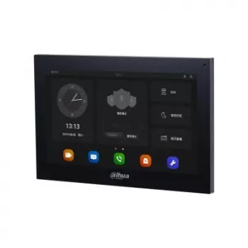 Video domofons Dahua DHI-VTH5341G-W — 10 collu 1024×600 LCD, Wi‑Fi, Ethernet, ABS korpuss
