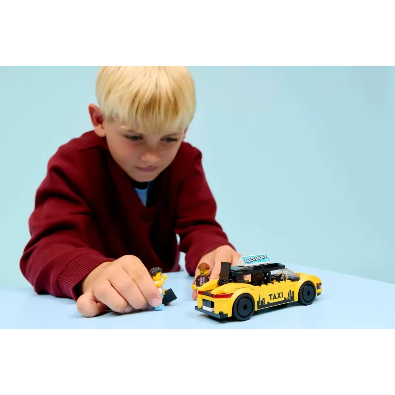 LEGO CITY 60487 Dzeltenais taksometrs