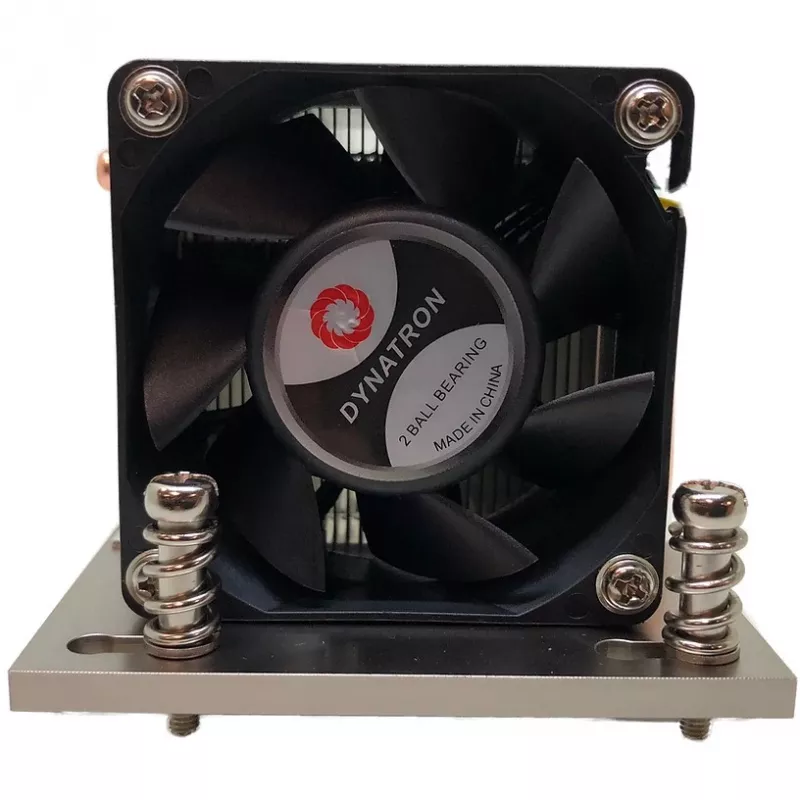 Cooler Inter-Tech A-26 Processor Cooler 6 cm Melns Silver