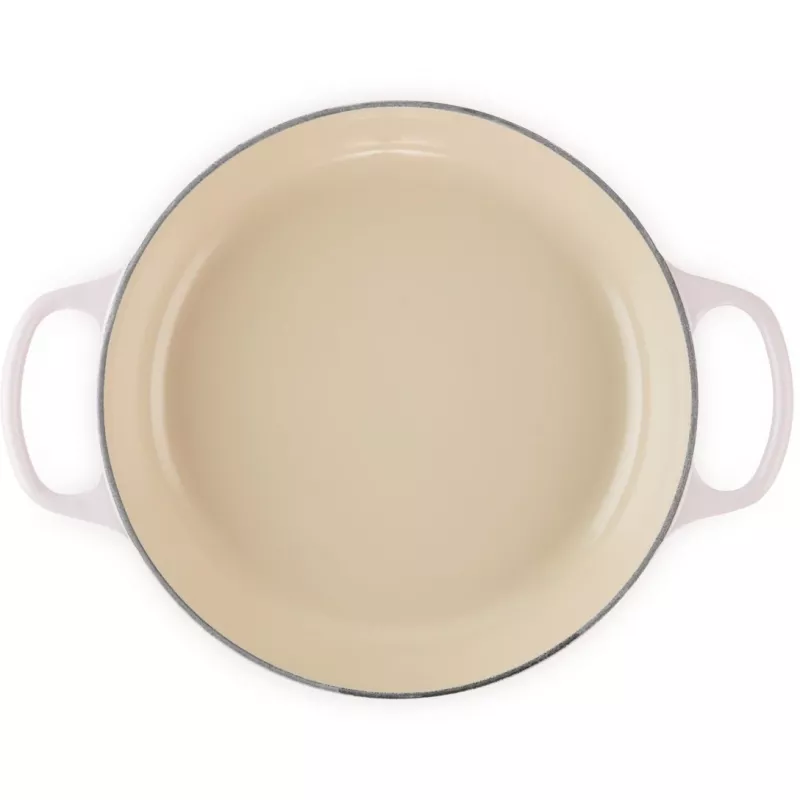 Le Creuset Signature 26 cm Gourmet Professional katls rozā krāsā