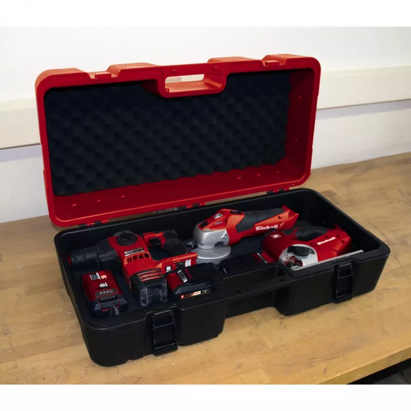 E-Box L70 /35, instrumentu kaste sarkana/melna
