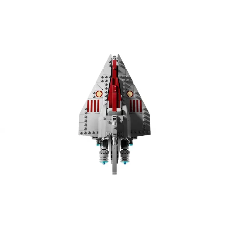 LEGO Star Wars Acclamator klases triecienkuģa komplekts 75404 — konstruēšanas komplekts, 450 detaļas, vitrīnas makets 130×150×230 mm
