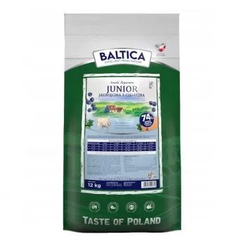 BALTICA SMAKI REGIONÓW Junior Jēra gaļa ar teļa gaļu S / M / L / XL 12kg