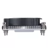 Procesora gaisa dzesētājs SILVERSTONE SST-XE01-1700A — 8 cm ventilators, 1000–5500 RPM, dubultlodes gultnis, melns