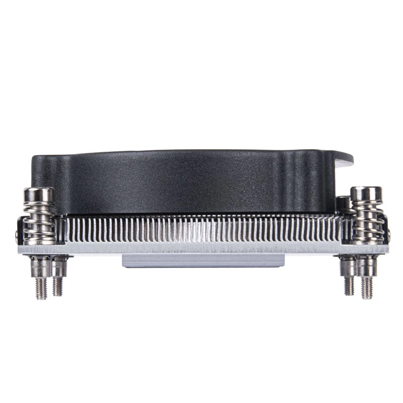 Procesora gaisa dzesētājs SILVERSTONE SST-XE01-1700A — 8 cm ventilators, 1000–5500 RPM, dubultlodes gultnis, melns