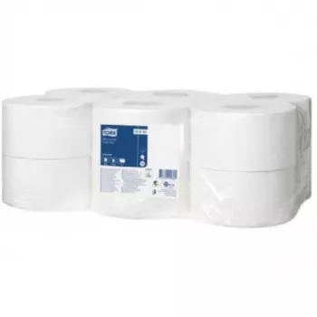 Tualetes papīrs Tork Universal Mini Jumbo T2, 1 kārta, 240 m, pārstrādāta masa, pelēks, 12 gab.