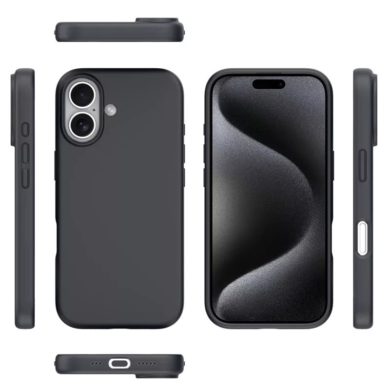 nevox StyleShell Shock - iPhone 17 6.3 melns (2523)