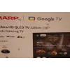 Sharp QLED 50HR7265E 50 collu 4K Ultra HD viedais Google TV 144 Hz, Dolby Vision, Dolby Atmos, centrālais statīvs, melns