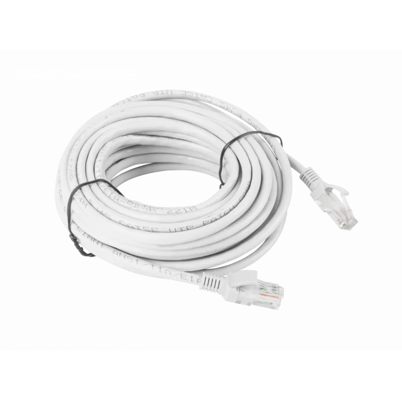 Tīkla kabelis LANBERG PCU6-10CC-1000-S RJ-45 Cat6, U/UTP ekranēts, 10 m, pelēks