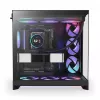 PC korpuss NZXT H9 Flow RGB Midi Tower Melns