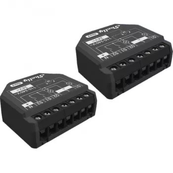 Smart switch Shelly 2PM Gen3 Melns 2P Wireless 110-240V