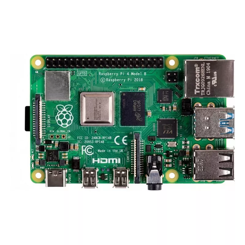 Vienplates dators Raspberry Pi 4 Model B pilns komplekts 4GB RAM