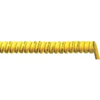 LappKabel spirālveida kabelis OLFLEX® SPIRAL 540 P 1000 mm / 3500 mm 2 x 1 mm² Dzeltens 73220125 1 gab. (73220125)