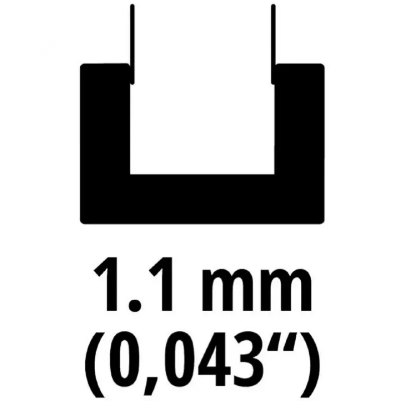 Rezerves zāģa ķēdes vadotne 4501753, akumulatora motorzāģim GE-LC 18/25-1 Li (25 cm, 1,1 mm)