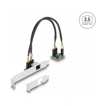 DeLOCK 95271 iekšējā tīkla karte 2500 Mbit/s Mini PCI Express