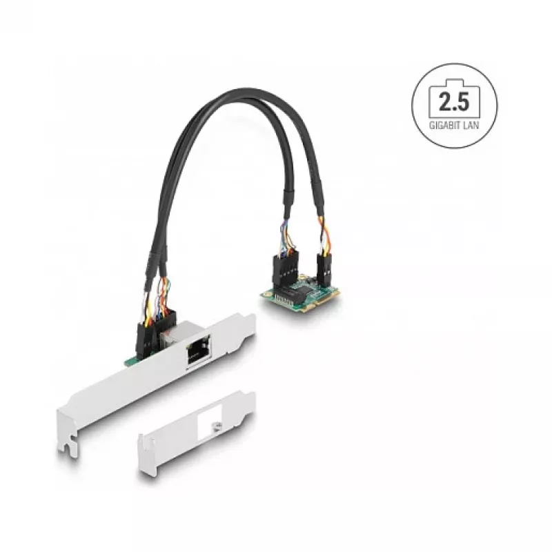 DeLOCK 95271 iekšējā tīkla karte 2500 Mbit/s Mini PCI Express