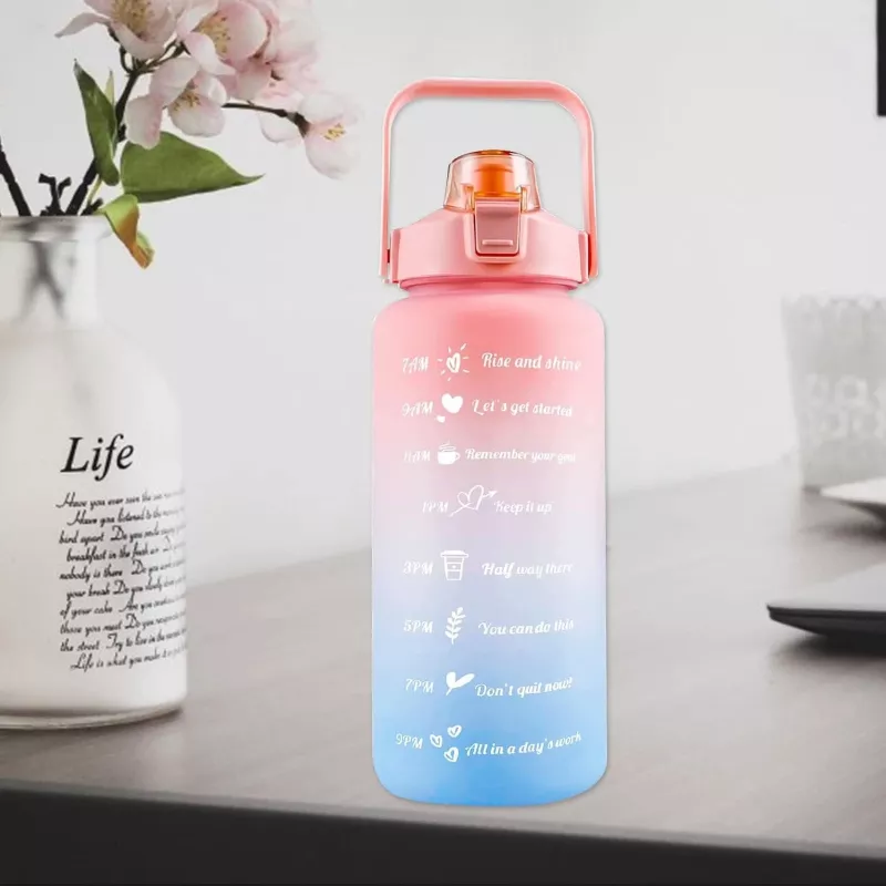 Extralink Motivējošā pudele, 2000 ml, zaļi violeta, BUT-190