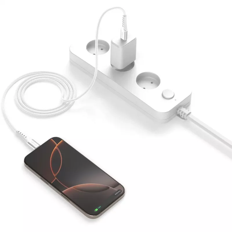 USB kabelis 4smarts 541452 1,5 m USB C balts 0,48 Gbit/s