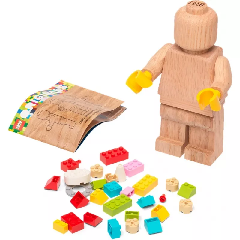 LEGO koka minifigūra, dekorācija no koka