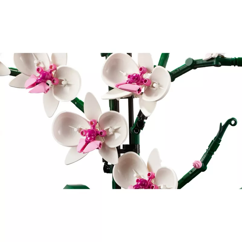 LEGO 10311 Icons Orchid Mākslīgā auga būvēšanas komplekts ar ziediem, mājas dekora aksesuārs pieaugušajiem, Botāniskā kolekcija, dāvana sievai vai vīram
