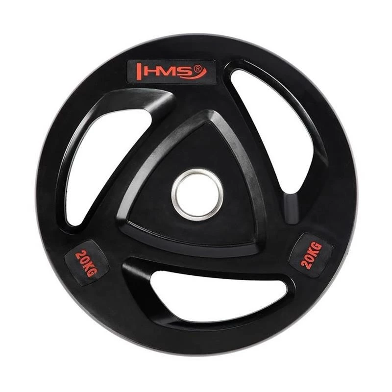 HMS Fitness TOX20 1 gab. Olimpiskais gumijas pārklājuma svara disks
