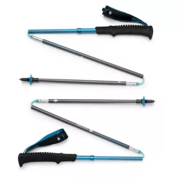DIAMOND Melns DISTANCE CARBON TREKKING POLES, 125CM - DESERT SKY