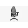 Aerocool Crown AeroSuede universāls spēļu krēsls ar polsterētu sēdekli, akmens pelēks