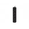 Strāvas pagarinātājs Lanberg PS0-05F-0300-BK 3m 5 maiņstrāvas rozetes Iekštelpām Melns