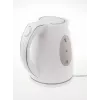 Adler | Tējkanna | AD 1207 | Standarta | 2000 W | 1,5 L | Plastmasa | 360° grozāma pamatne | Balta