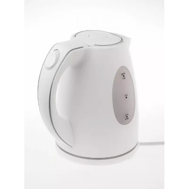 Adler | Tējkanna | AD 1207 | Standarta | 2000 W | 1,5 L | Plastmasa | 360° grozāma pamatne | Balta
