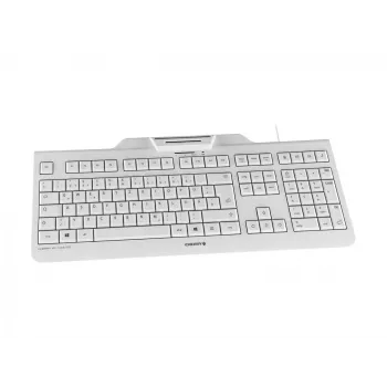 CHERRY KC 1000 SC tastatūra, USB, Šveices, pelēka
